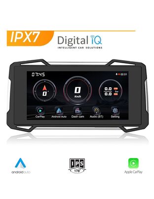 DIGITAL IQ PNA 7200_CPA (7.25inc) MOTORCYCLE CARPLAY-ANDROID AUTO (with TPMS - 2 DVR CAMERAS)