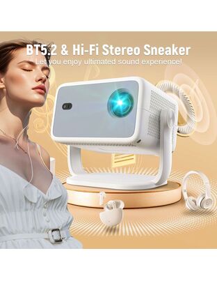 TOPLEO TP350 NTV PORTABLE 1080P LED 650 ANSI SMART PROJECTOR