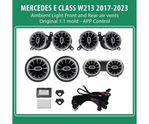 DIQ AMBIENT 8W213IB MERCEDES E AIR VENTS (Digital iQ Turbine Air Vent Ambient Light Kit MERCEDES CLASS W213 mod. 2020-2023)