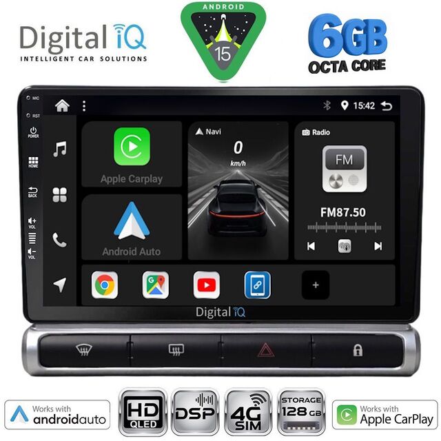 DIGITAL IQ BXF 17093H_CPAA (9inc) MULTIMEDIA TABLET for CITROEN C3 - DS3 mod. 2016-2024 High Version