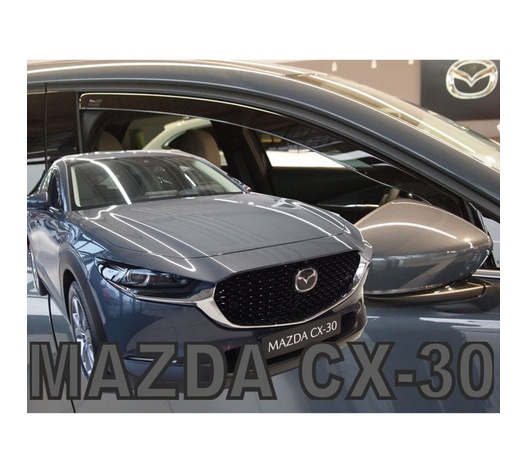 ΑΝΕΜΟΘΡΑΥΣΤΕΣ ΓΙΑ MAZDA CX-30 5D 2019+  ΖΕΥΓΑΡΙ ΑΠΟ ΕΥΚΑΜΠΤΟ ΦΙΜΕ ΠΛΑΣΤΙΚΟ HEKO - 2 ΤΕΜ.