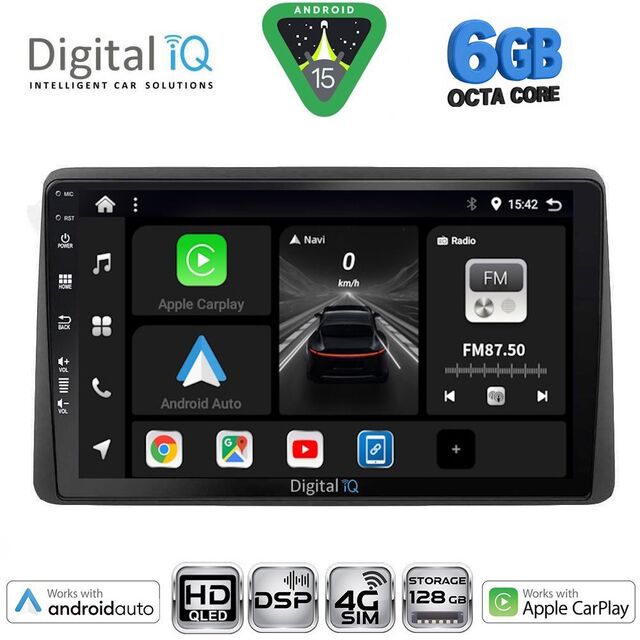 DIGITAL IQ BXF 17453_CPAA (10inc) MULTIMEDIA TABLET for NISSAN JUKE mod. 2021-2026