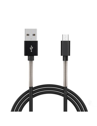 Amio – Καλώδιο Ταχείας Φόρτισης USB σε Micro USB 2.4A 100cm για Smartphone & Συσκευές Micro USB – 1 Τεμ. (01431/AM)