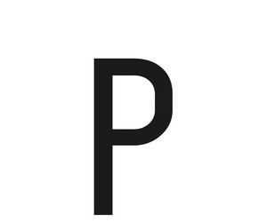 ΑΥΤΟΚΟΛΛΗΤΟ ΓΡΑΜΜΑ ΠΙΝΑΚΙΔΩΝ 60x30mm "P"