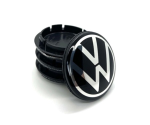 Τάπες για κέντρο ζάντας μαύρο/ασημί - Vw