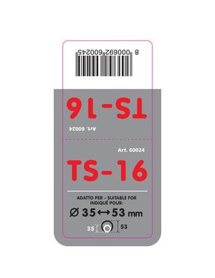 ΑΚΡΟ ΕΞΑΤΜΙΣΗΣ TS-16 S 35-53mm - ΣΤΡΟΓΓΥΛΟ