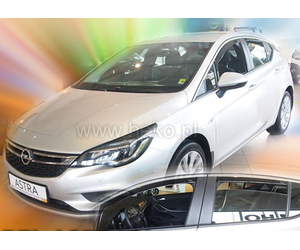 ΑΝΕΜΟΘΡΑΥΣΤΕΣ ΓΙΑ OPEL ASTRA K 5D HTB 2015+ ΣΕΤ ΑΥΤΟΚΙΝΗΤΟΥ ΑΠΟ ΕΥΚΑΜΠΤΟ ΦΙΜΕ ΠΛΑΣΤΙΚΟ HEKO - 4 ΤΕΜ.