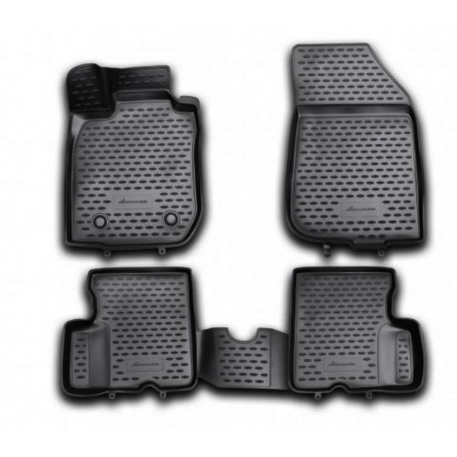 ΠΑΤΑΚΙΑ ΣΕ ΣΚΑΦΗ TPE ΛΑΣΤΙΧΟ ΓΙΑ DACIA DUSTER 05/2010-2018  ΣΕ ΜΑΥΡΟ ΧΡΩΜΑ NOVLINE - 4 ΤΕΜ.