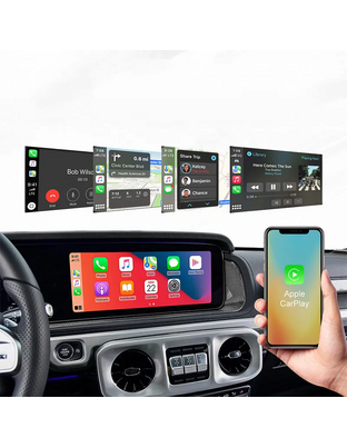 DIGITAL IQ BZ 504F CPAA (WIRELESS CARPLAY / ANDROID AUTO BOX for MERCEDES mod. 2017-2021 with NTG 5.5 with 10.25" screen - with 2 CAMERAS)