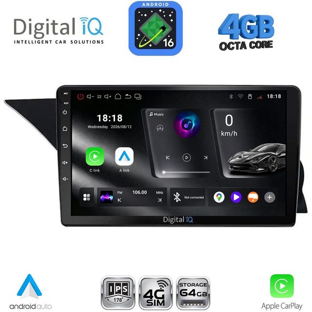 DIGITAL IQ RTG 6412_CPA (NTG 4.5) (9inc) MULTIMEDIA TABLET for MERCEDES GLK (X204) mod. 2013-2017