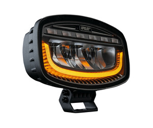 ΠΡΟΒΟΛΕΑΣ ΜΕ ΠΟΡΤΟΚΑΛΙ LED ΦΛΑΣ GLARE OVAL-PRO DEMON LINE 10>30V 51 LED 60W 3500lm 247x175x93mm LAMPA - 1 ΤΕΜ.