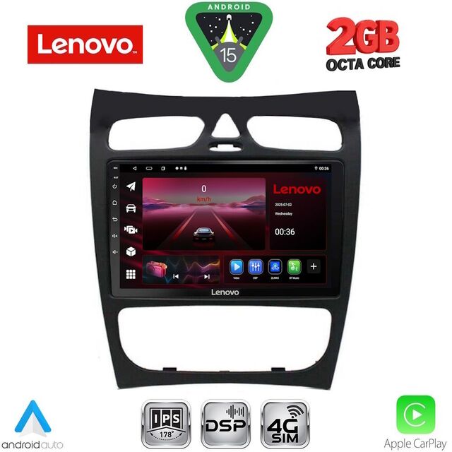 LENOVO LVF 5406_CPA (9inc) MULTIMEDIA TABLET for MERCEDES CLK (W209) mod. 2000-2004