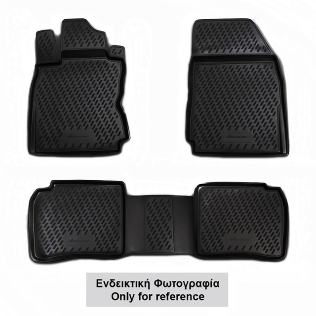 ΠΑΤΑΚΙΑ ΣΕ ΣΚΑΦΗ TPE ΛΑΣΤΙΧΟ ΓΙΑ CITROEN C5 5D 01/2008-2017  ΣΕ ΜΑΥΡΟ ΧΡΩΜΑ NOVLINE - 4 ΤΕΜ.