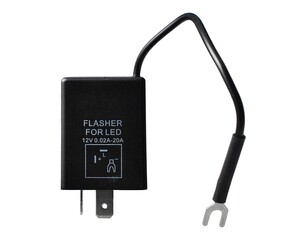 LED FLASHER (ΦΛΑΣΙΕΡΑ) 8 ΕΠΑΦΩΝ (L+-) 30x30x30mm  M-TECH - 1ΤΕΜ.