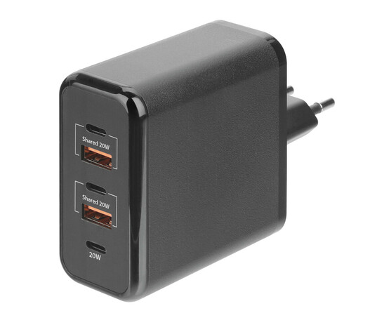 ΦΟΡΤΙΣΤΗΣ ΜΕ ΟΙΚΙΑΚΗ ΠΡΙΖΑ 100/230V 60W ΜΕ 5 ΘΥΡΕΣ USB (USB Ax2/USB Cx3) QUICK CHARGE MULTIPOWER