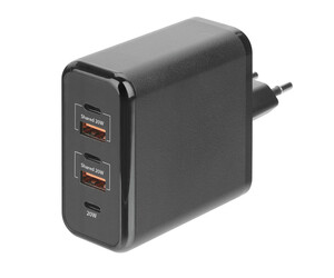 ΦΟΡΤΙΣΤΗΣ ΜΕ ΟΙΚΙΑΚΗ ΠΡΙΖΑ 100/230V 60W ΜΕ 5 ΘΥΡΕΣ USB (USB Ax2/USB Cx3) QUICK CHARGE MULTIPOWER