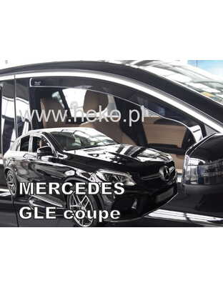Heko - Ανεμοθραύστες Παραθύρων Για Mercedes Benz GLE-Class Coupe (C292) 2016 > 2019 5πορτο υλικό Acrylic Χρώμα Φιμέ - 2 τεμ. (ΑΝΕΜ.23602)