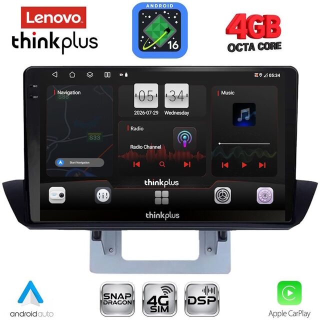 LENOVO LTG 7364_CPA DASH (9inc) MULTIMEDIA TABLET for MAZDA BT50 mod. 2012-2019