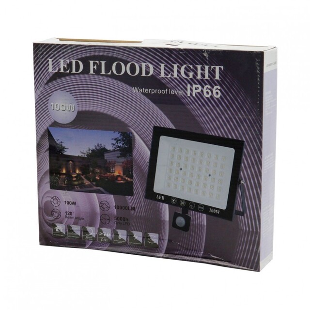 ΠΡΟΒΟΛΕΑΣ LED 100W ΜΕ ΦΩΤΟΚΥΤΤΑΡΟ PS-11078