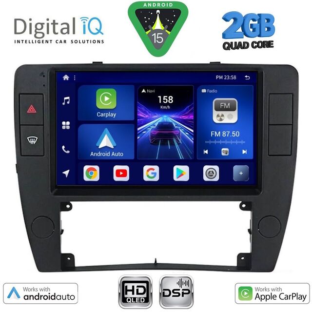 DIGITAL IQ BXC 3749_CPAA (9inc) MULTIMEDIA TABLET for VW PASSAT mod. 2000-2005