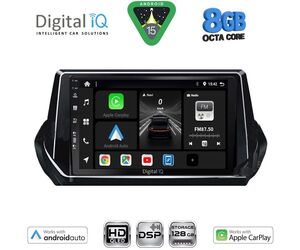 DIGITAL IQ BXF 7509_CPAA (9inc) MULTIMEDIA TABLET for PEUGEOT 208 – 2008 mod. 2021-2026