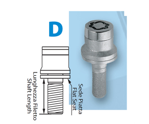 ΜΠΟΥΛΟΝΙΑ ΑΣΦΑΛΕΙΑΣ 12x1,25 34,5mm (19) ΙΣΙΑ D020