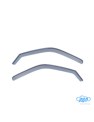 ΖΕΥΓΑΡΙ ΜΠΡΟΣΤΙΝΟΙ ΑΝΕΜΟΘΡΑΥΣΤΕΣ ΓΙΑ VW GOLF 3 / VENTO 4D/5D 1991-1998 ΑΠΟ ΕΥΚΑΜΠΤΟ ΧΥΤΟ ΑΚΡΥΛΙΚΟ ΓΥΑΛΙ  (CAST ACRYLIC GLASS) DGA - 2 ΤΕΜ.