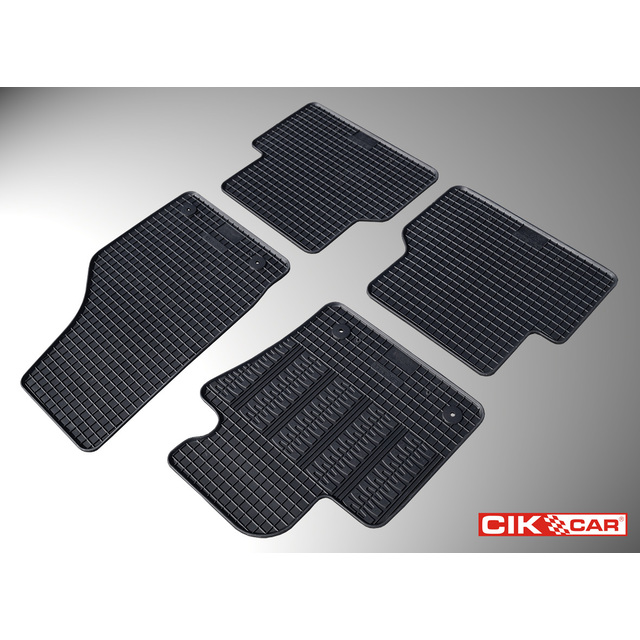 Cik - ΠΑΤΑΚΙΑ ΑΥΤΟΚΙΝΗΤΟΥ ΑΠΟ ΛΑΣΤΙΧΟ ΓΙΑ AUDI Q3 2011-2018 ΣΕ ΜΑΥΡΟ ΧΡΩΜΑ ΜΕ ΚΟΥΜΠΩΜΑΤΑ - 4 ΤΕΜ. (RM.AU.0002/CK)