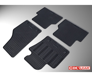 Cik - ΠΑΤΑΚΙΑ ΑΥΤΟΚΙΝΗΤΟΥ ΑΠΟ ΛΑΣΤΙΧΟ ΓΙΑ AUDI Q3 2011-2018 ΣΕ ΜΑΥΡΟ ΧΡΩΜΑ ΜΕ ΚΟΥΜΠΩΜΑΤΑ - 4 ΤΕΜ. (RM.AU.0002/CK)