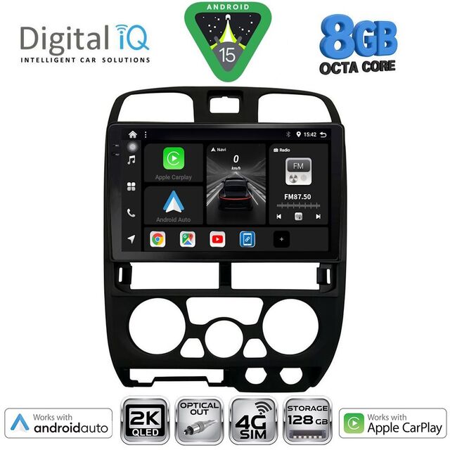 DIGITAL IQ BXK 20253BL_CPAA (9inc) MULTIMEDIA TABLET for ISUZU D-MAX mod. 2002-2008 (BLACK)