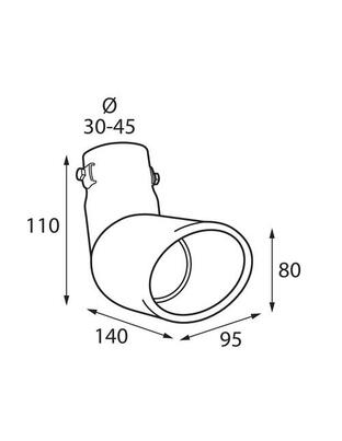 ΑΚΡΟ ΕΞΑΤΜΙΣΗΣ ΓΙΑ SMART ΛΟΞΟ Φ30-45mm