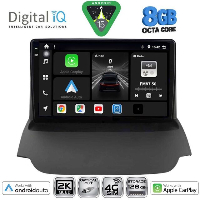 DIGITAL IQ BXK 20151A_CPAA (9inc) MULTIMEDIA TABLET for FORD ECOSPORT  mod. 2012-2018