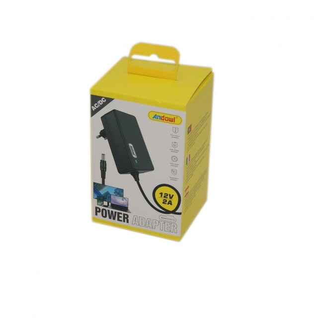 POWER ADAPTER 12V/2A ANDOWL Q-DC13