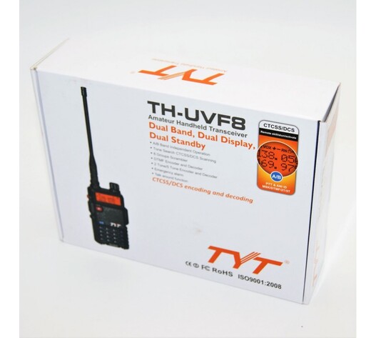 ΑΣΥΡΜΑΤΟΣ  TYT 7W DUAL BAND Walkie Talkie TH-UVF8