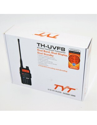 ΑΣΥΡΜΑΤΟΣ  TYT 7W DUAL BAND Walkie Talkie TH-UVF8