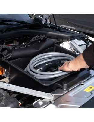 Rati - Frunk BMW i4 eDrive35 eDrive40 2022> χωρίς M Sport ανάρτηση πρακτικός Εμπρός Αποθηκευτικός Χώρος 20L για Καλώδια Φόρτισης και Καθημερινή Οργάνωση - 1 Τεμ. (V01901/RT)