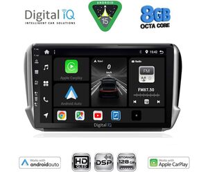 DIGITAL IQ BXF 18508_CPAA (10inc) MULTIMEDIA TABLET for PEUGEOT 208-2008 mod. 2012-2021