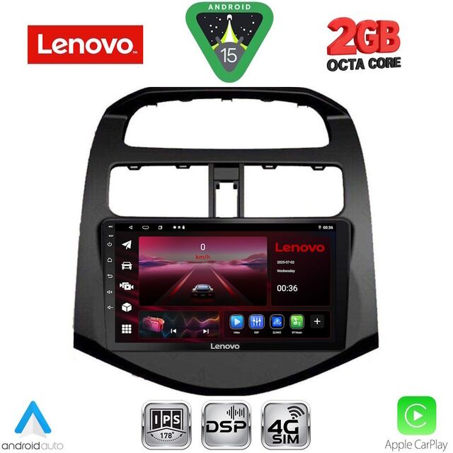 LENOVO LVF 5078A_CPA (9inc) MULTIMEDIA TABLET for CHEVROLET SPARK mod. 2009-2015