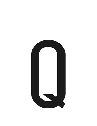 ΑΥΤΟΚΟΛΛΗΤΟ ΓΡΑΜΜΑ ΠΙΝΑΚΙΔΩΝ 60x30mm "Q"