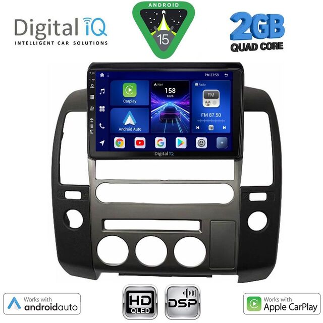 DIGITAL IQ BXC 3454_CPAA (ORIG.NAVI) (9inc) MULTIMEDIA TABLET for NISSAN NAVARA D40 mod. 2006-2011 με Original Navi