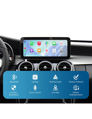 DIGITAL IQ BZ 504F CPAA (WIRELESS CARPLAY / ANDROID AUTO BOX for MERCEDES mod. 2017-2021 with NTG 5.5 with 10.25" screen - with 2 CAMERAS)