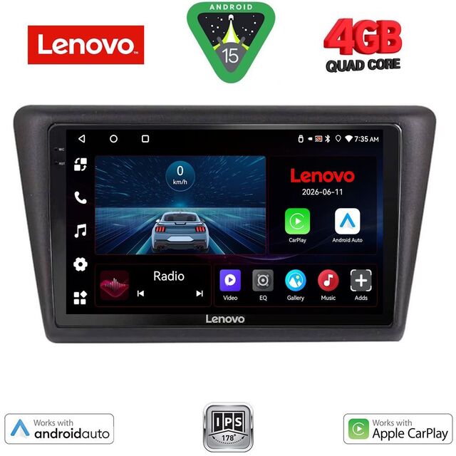 LENOVO LVE 8600_CPAA (9inc) MULTIMEDIA TABLET for  SKODA RAPID SPACEBACK mod. 2014-2019