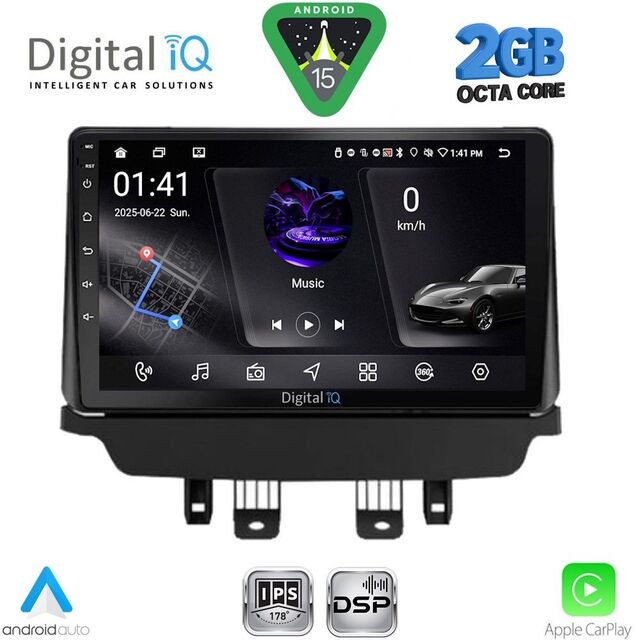 DIGITAL IQ RSF 4384_CPA (9inc) MULTIMEDIA TABLET for MAZDA CX3 mod. 2014-2026