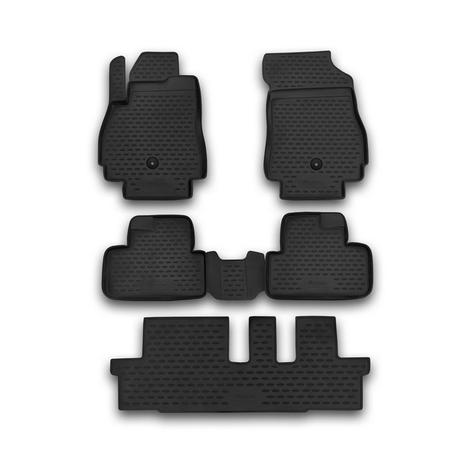 ΠΑΤΑΚΙΑ ΣΕ ΣΚΑΦΗ TPE ΛΑΣΤΙΧΟ ΓΙΑ CHEVROLET ORLANDO 2011-2015  ΣΕ ΜΑΥΡΟ ΧΡΩΜΑ NOVLINE - 5 ΤΕΜ.
