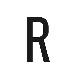 ΑΥΤΟΚΟΛΛΗΤΟ ΓΡΑΜΜΑ ΠΙΝΑΚΙΔΩΝ 60x30mm "R"