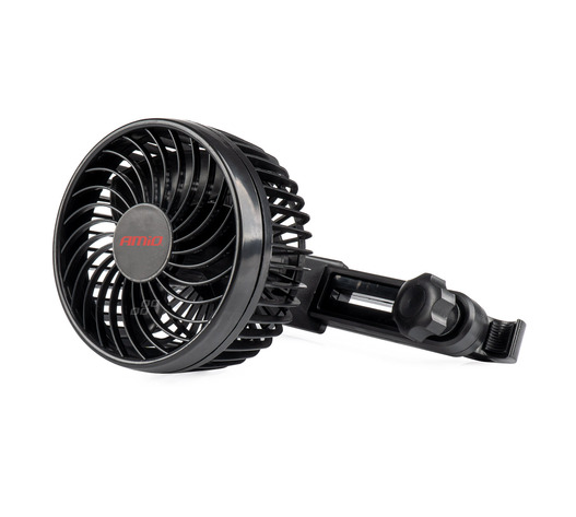 Amio - ΑΝΕΜΙΣΤΗΡΑΣ 12V 4,5'' (12,2cm) ΜΕ ΦΙΣ ΑΝΑΠΤΗΡΑ 2 ΤΑΧΥΤΗΤΩΝ & ΣΤΗΡΙΞΗ ΣΤΟ ΠΡΟΣΚΕΦΑΛΟ PRO SERIES - 1 TEM. (03007/AM)