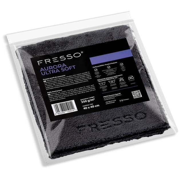 Fresso - Πετσέτα Μικροΐνας Aurora Ultra Soft 40 x 40 cm 350 g/m² με Μακριά Ίνα και Άκρες Κοπής Laser - 1 Τεμ. (159914/FRE)