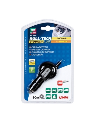 ΦΟΡΤΙΣΤΗΣ ΑΝΑΠΤΗΡΑ (NOKIA) ROLL-TECH 12/24V - 1000mA (ΚΑΛΩΔΙΟ 80 cm)
