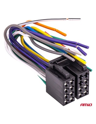 Amio - Φίσσα ISO 13 Pin Θηλυκή 12V έως 5A – CCA, Για Ηλεκτρικές Εγκαταστάσεις Οχημάτων - 1 τεμ. (04441/AM)