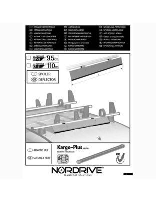 ΑΝΕΜΟΘΡΑΥΣΤΗΣ ΑΛΟΥΜΙΝΙΟΥ ΓΙΑ ΜΠΑΡΕΣ KARGO-PLUS KP-9 95cm 1ΤΕΜ.